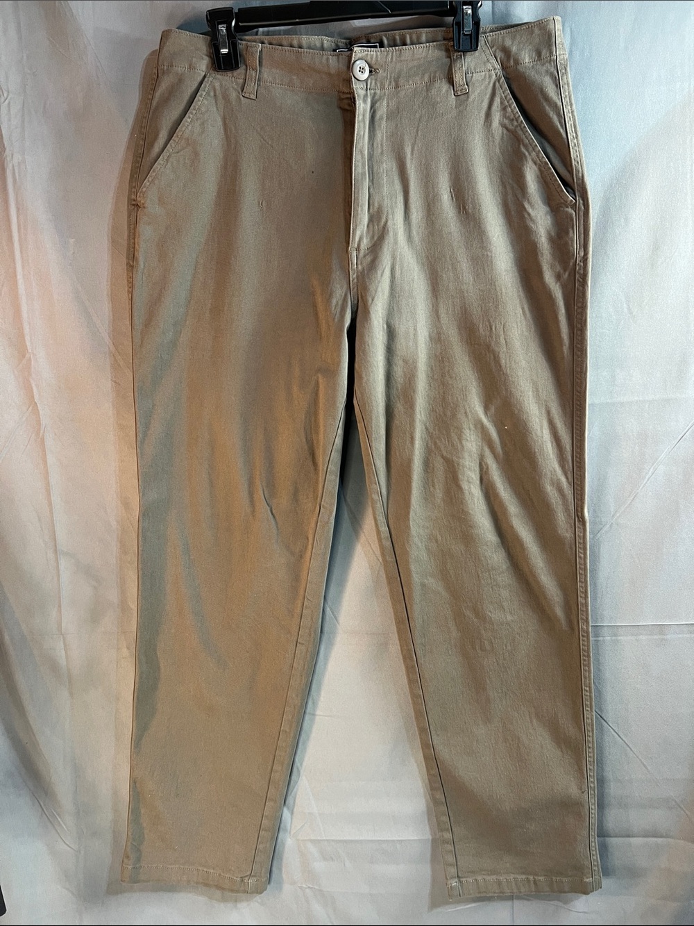 LOST y2k Men's Khaki Straight Chino Pants - Tan vintage men’s 33